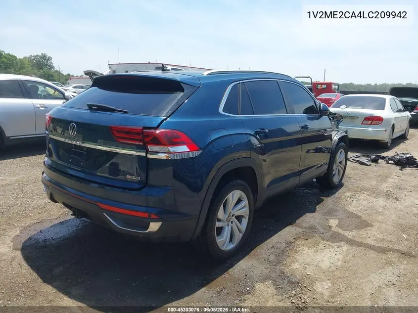 2020 Volkswagen Atlas Cross Sport 3.6L V6 Sel VIN: 1V2ME2CA4LC209942 Lot: 45303076