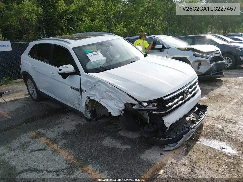 2020 Volkswagen Atlas Cross Sport 2.0T Se W/Technology/2.0T Se W/Technology R-Line VIN: 1V26C2CA1LC227457 Lot: 45330324