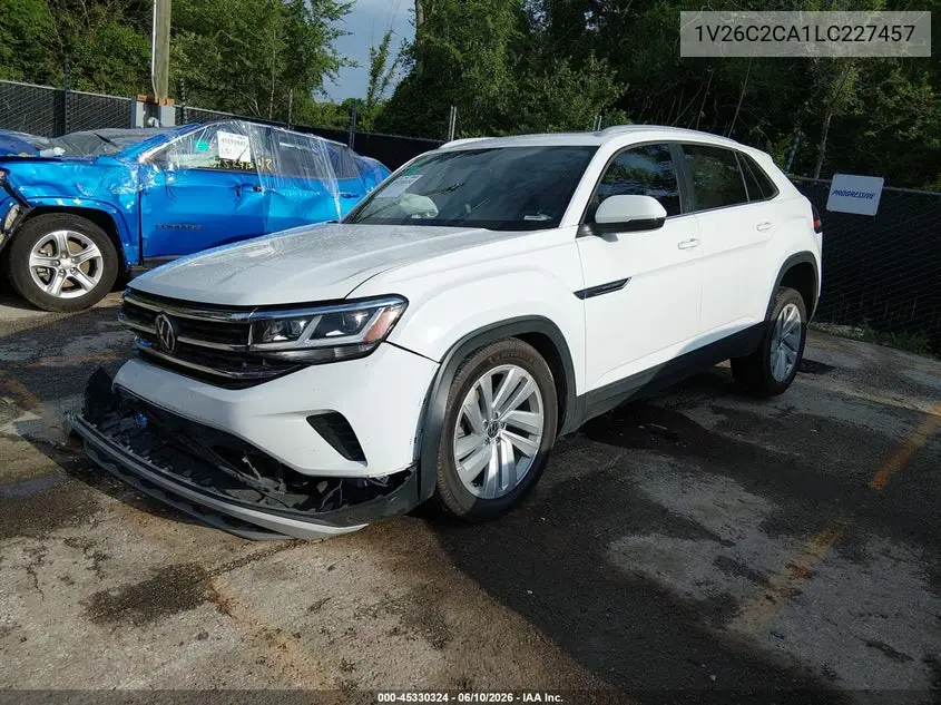 2020 Volkswagen Atlas Cross Sport 2.0T Se W/Technology/2.0T Se W/Technology R-Line VIN: 1V26C2CA1LC227457 Lot: 45330324