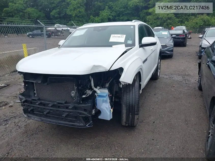 2020 Volkswagen Atlas Cross Sport 3.6L V6 Sel VIN: 1V2ME2CA7LC217436 Lot: 45424613