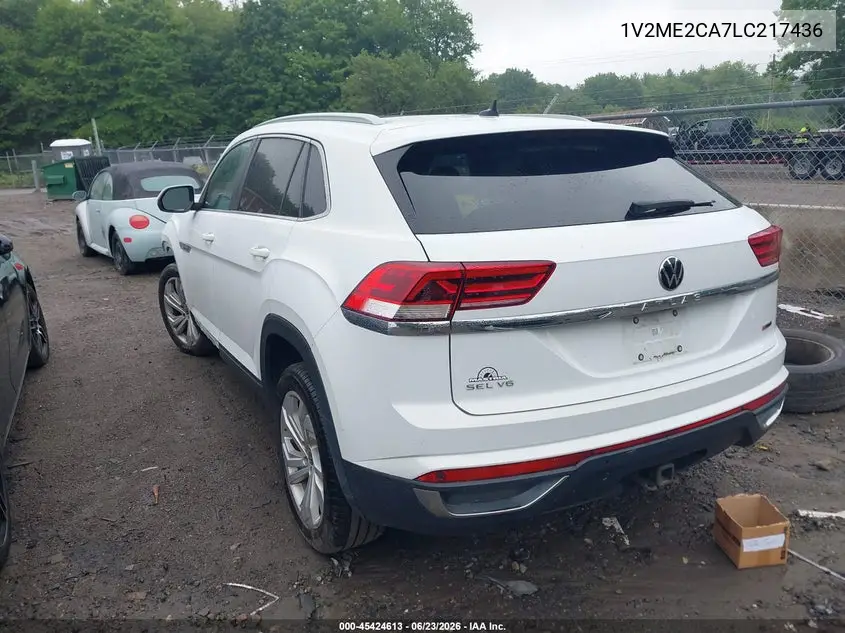2020 Volkswagen Atlas Cross Sport 3.6L V6 Sel VIN: 1V2ME2CA7LC217436 Lot: 45424613