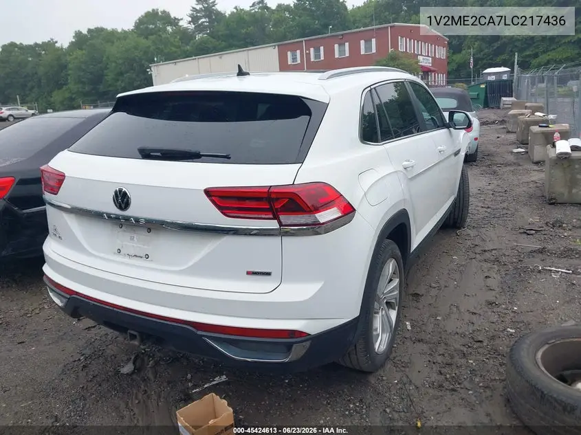 2020 Volkswagen Atlas Cross Sport 3.6L V6 Sel VIN: 1V2ME2CA7LC217436 Lot: 45424613