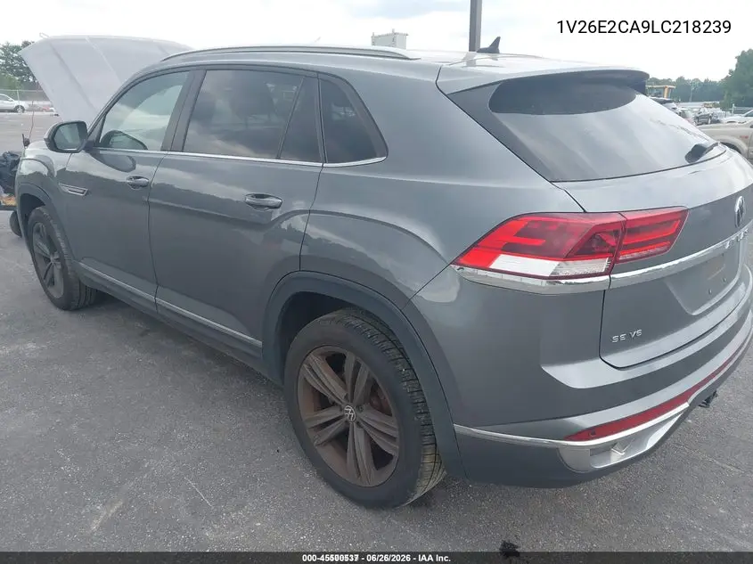 2020 Volkswagen Atlas Cross Sport 3.6L V6 Se W/Technology/3.6L V6 Se W/Technology R-Line VIN: 1V26E2CA9LC218239 Lot: 45500537