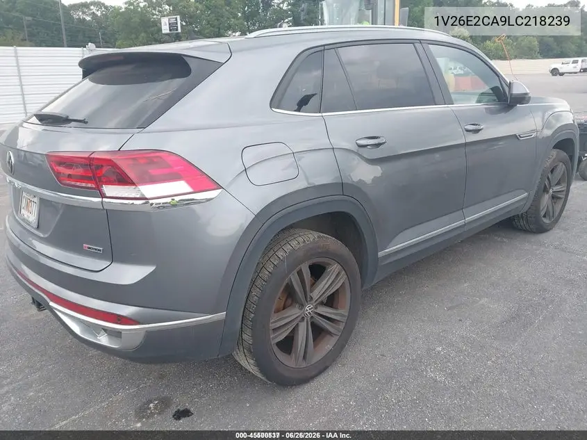 2020 Volkswagen Atlas Cross Sport 3.6L V6 Se W/Technology/3.6L V6 Se W/Technology R-Line VIN: 1V26E2CA9LC218239 Lot: 45500537