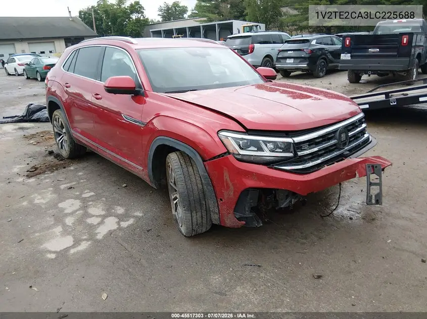 2020 Volkswagen Atlas Cross Sport 3.6L V6 Sel Premium R-Line VIN: 1V2TE2CA3LC225688 Lot: 45517303