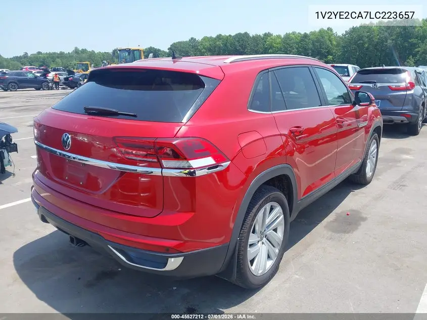 2020 Volkswagen Atlas Cross Sport 3.6L V6 Se W/Technology/3.6L V6 Se W/Technology R-Line VIN: 1V2YE2CA7LC223657 Lot: 45527212