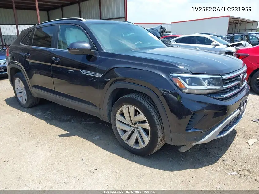 2020 Volkswagen Atlas Cross Sport 3.6L V6 Se W/Technology/3.6L V6 Se W/Technology R-Line VIN: 1V25E2CA4LC231959 Lot: 45557877