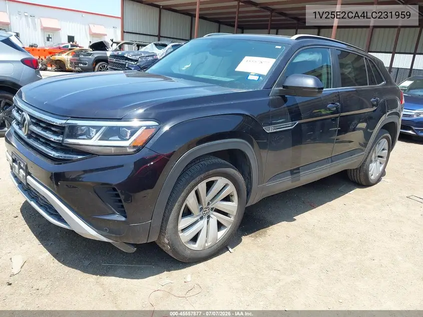 2020 Volkswagen Atlas Cross Sport 3.6L V6 Se W/Technology/3.6L V6 Se W/Technology R-Line VIN: 1V25E2CA4LC231959 Lot: 45557877