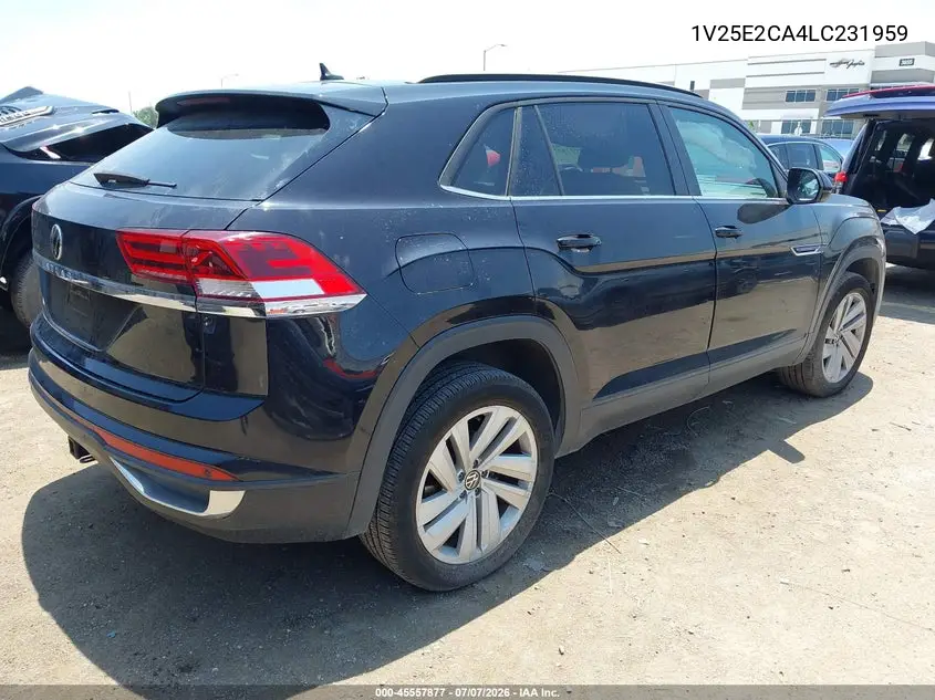 2020 Volkswagen Atlas Cross Sport 3.6L V6 Se W/Technology/3.6L V6 Se W/Technology R-Line VIN: 1V25E2CA4LC231959 Lot: 45557877