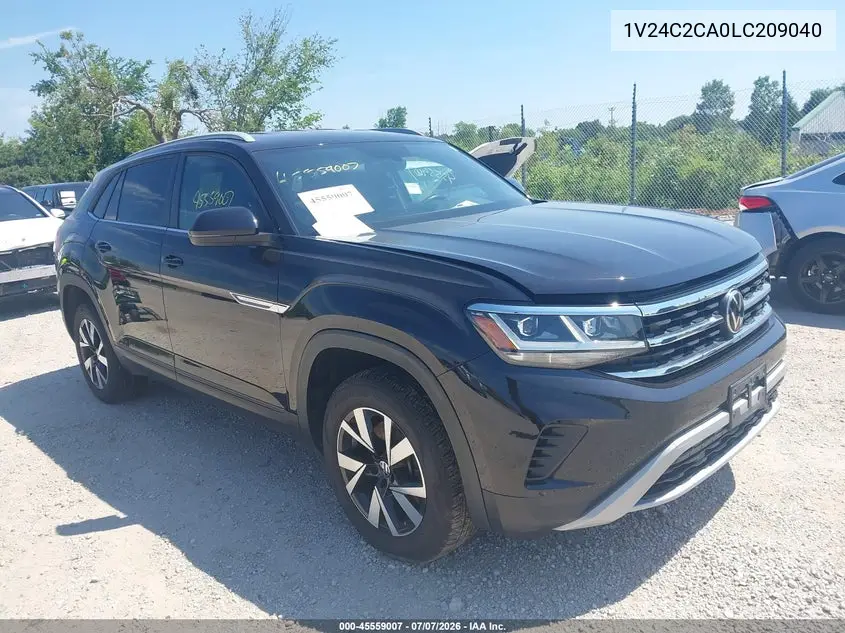2020 Volkswagen Atlas Cross Sport 2.0T Se VIN: 1V24C2CA0LC209040 Lot: 45559007