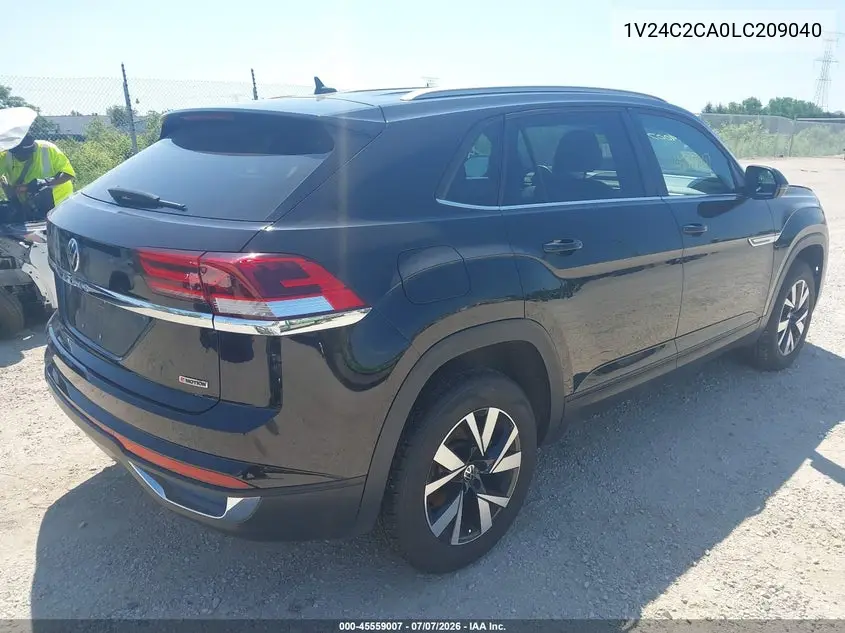 2020 Volkswagen Atlas Cross Sport 2.0T Se VIN: 1V24C2CA0LC209040 Lot: 45559007