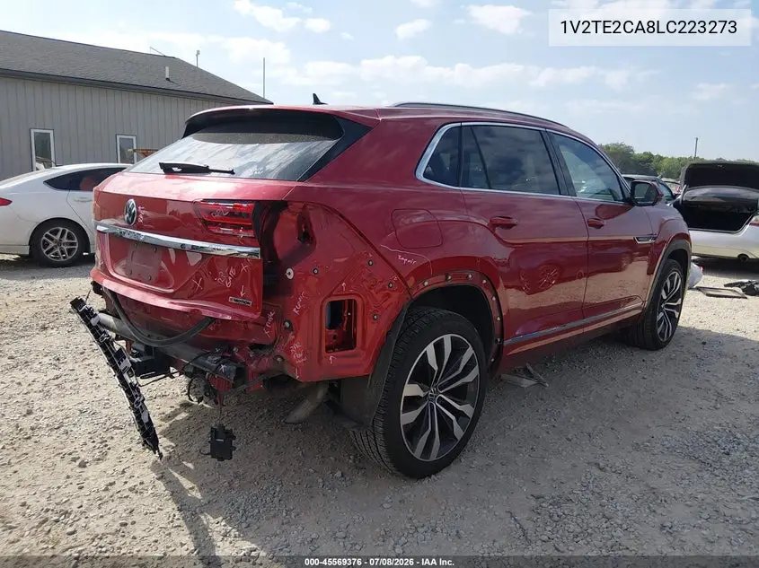 2020 Volkswagen Atlas Cross Sport 3.6L V6 Sel Premium R-Line VIN: 1V2TE2CA8LC223273 Lot: 45569376