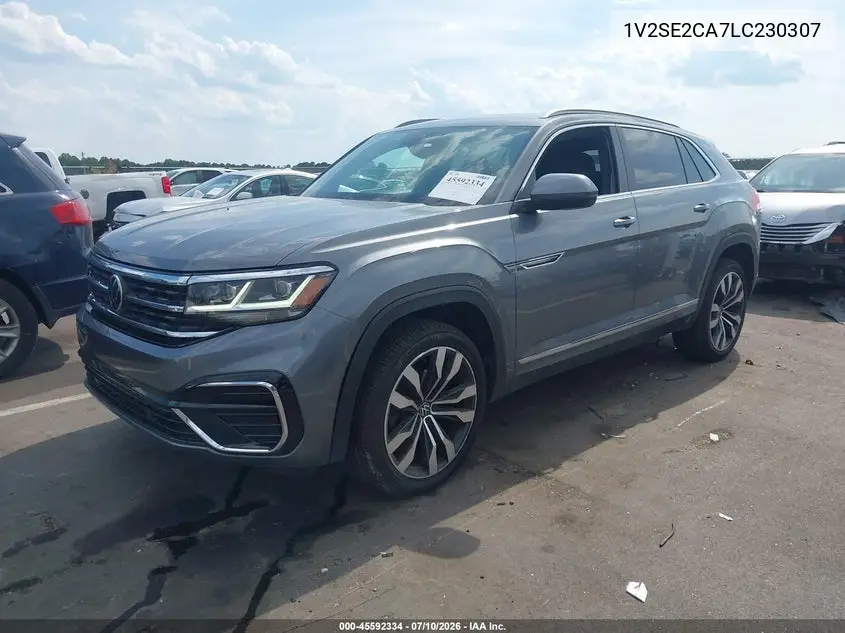 2020 Volkswagen Atlas Cross Sport 3.6L V6 Sel R-Line VIN: 1V2SE2CA7LC230307 Lot: 45592334