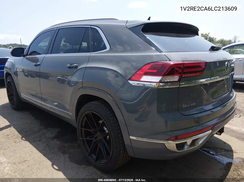 2020 Volkswagen Atlas Cross Sport 3.6L V6 Sel R-Line VIN: 1V2RE2CA6LC213609 Lot: 45606092