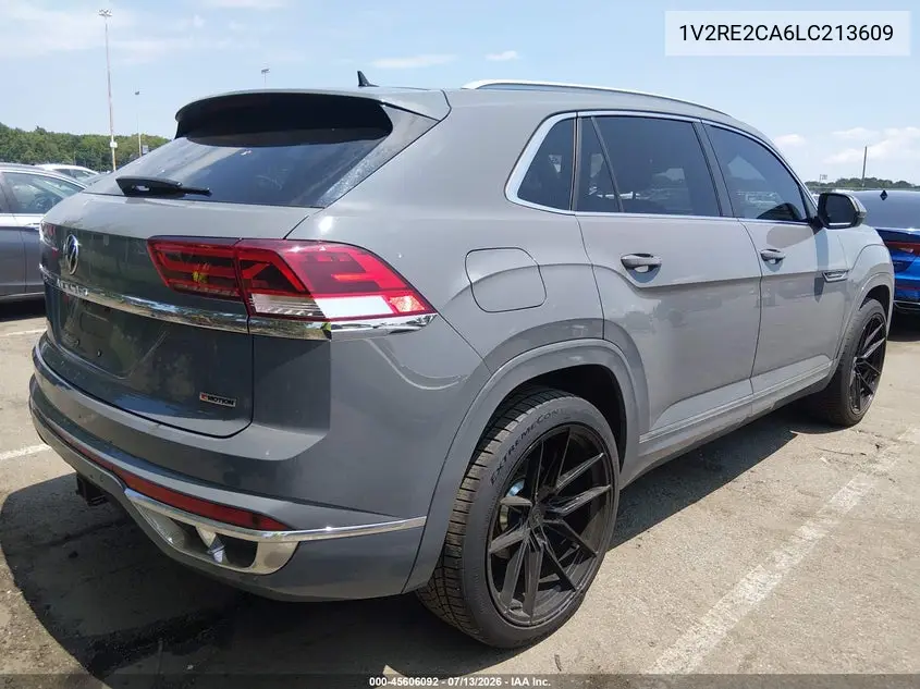 2020 Volkswagen Atlas Cross Sport 3.6L V6 Sel R-Line VIN: 1V2RE2CA6LC213609 Lot: 45606092