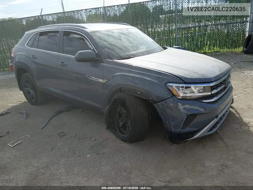 2020 Volkswagen Atlas Cross Sport 3.6L V6 Sel VIN: 1V2EE2CA0LC220635 Lot: 45655299