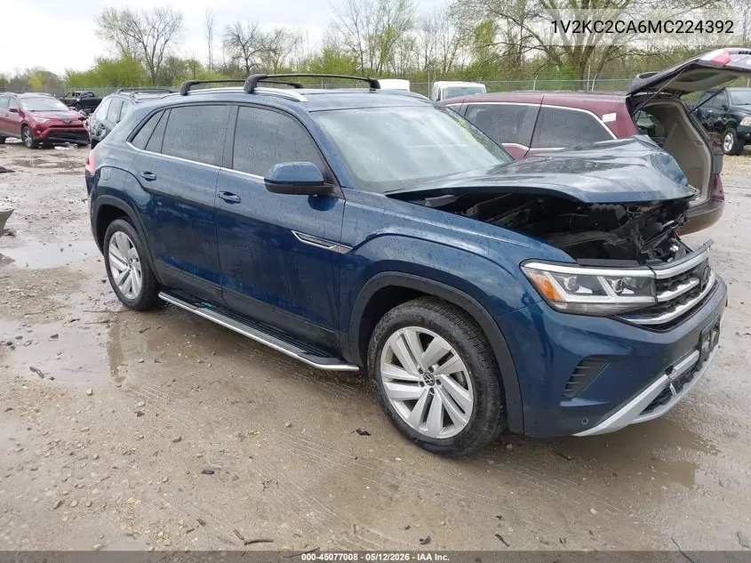 2021 Volkswagen Atlas Cross Sport 2.0T Se W/Technology VIN: 1V2KC2CA6MC224392 Lot: 45077008