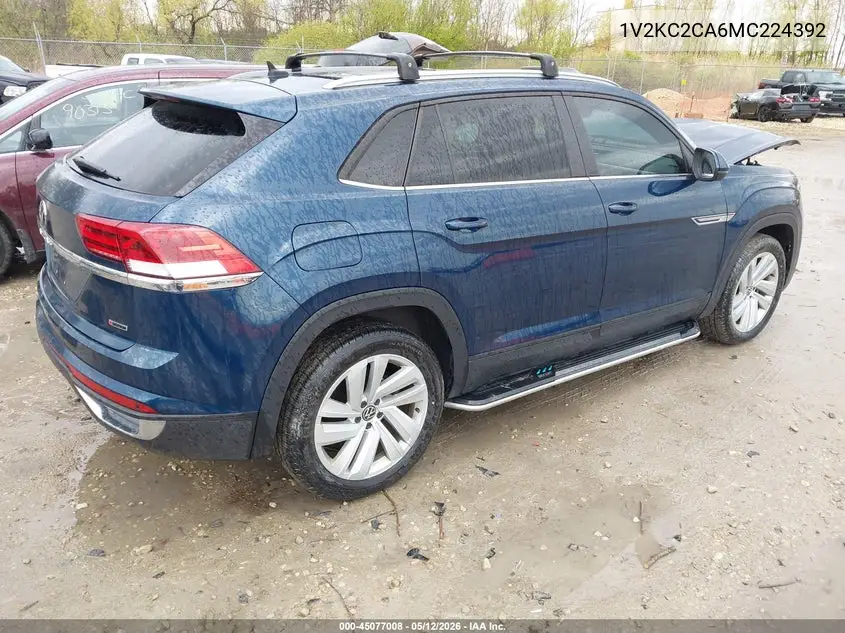 2021 Volkswagen Atlas Cross Sport 2.0T Se W/Technology VIN: 1V2KC2CA6MC224392 Lot: 45077008