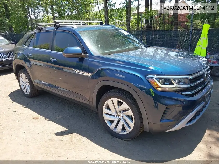 2021 Volkswagen Atlas Cross Sport 2.0T Se W/Technology VIN: 1V2KC2CA1MC214112 Lot: 45099558