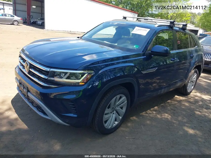 2021 Volkswagen Atlas Cross Sport 2.0T Se W/Technology VIN: 1V2KC2CA1MC214112 Lot: 45099558