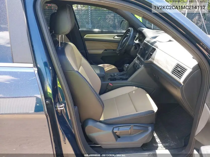 2021 Volkswagen Atlas Cross Sport 2.0T Se W/Technology VIN: 1V2KC2CA1MC214112 Lot: 45099558