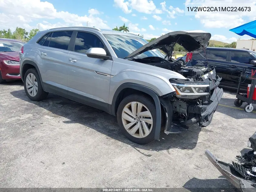 2021 Volkswagen Atlas Cross Sport 2.0T Se W/Technology VIN: 1V2WC2CA1MC224673 Lot: 45124811
