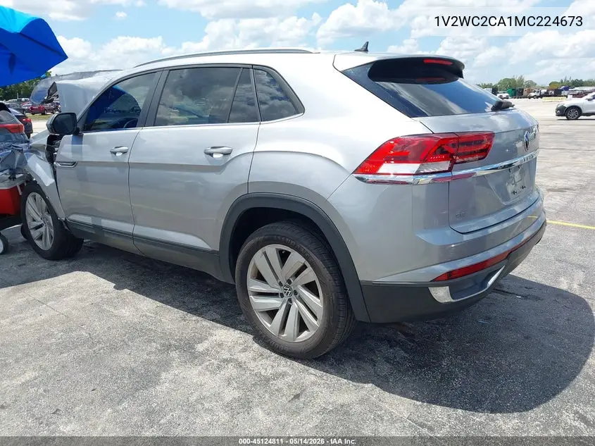 2021 Volkswagen Atlas Cross Sport 2.0T Se W/Technology VIN: 1V2WC2CA1MC224673 Lot: 45124811