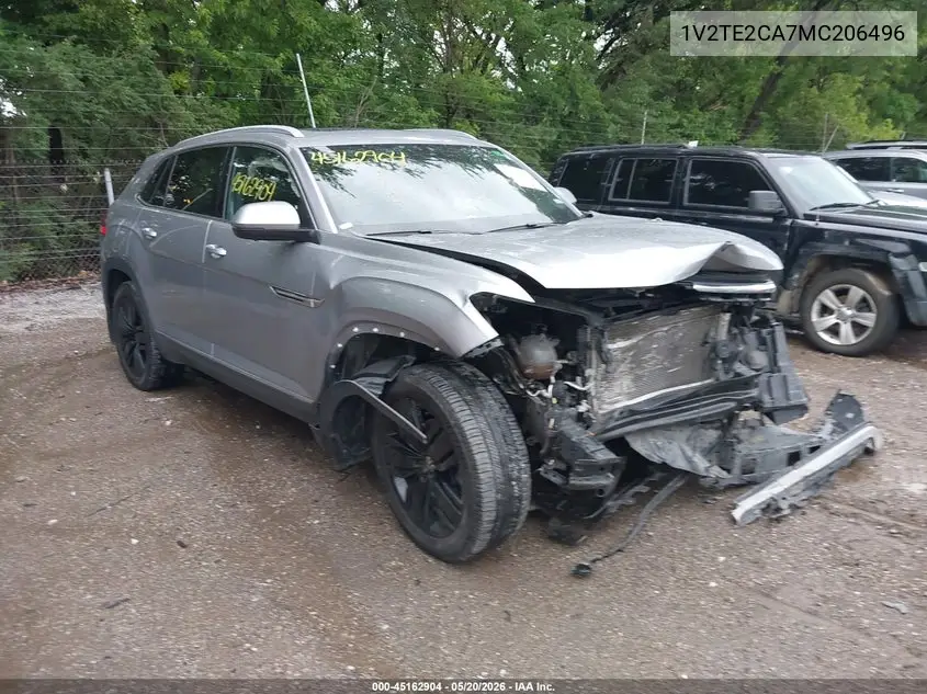 2021 Volkswagen Atlas Cross Sport 3.6L V6 Sel Premium VIN: 1V2TE2CA7MC206496 Lot: 45162904