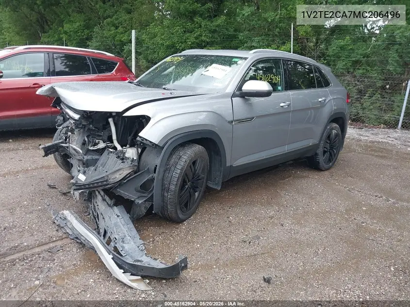 2021 Volkswagen Atlas Cross Sport 3.6L V6 Sel Premium VIN: 1V2TE2CA7MC206496 Lot: 45162904