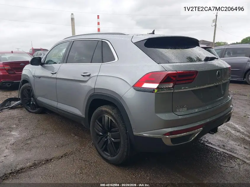 2021 Volkswagen Atlas Cross Sport 3.6L V6 Sel Premium VIN: 1V2TE2CA7MC206496 Lot: 45162904
