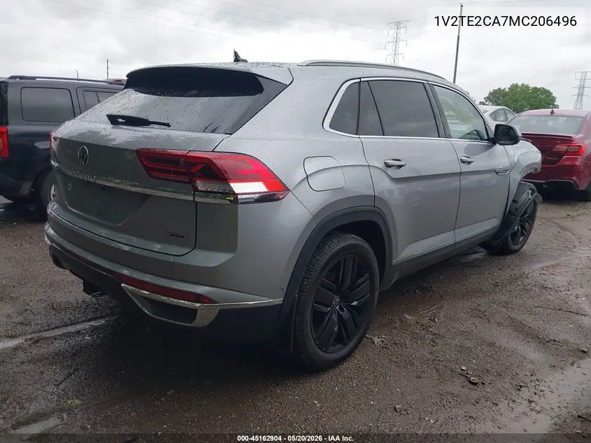 2021 Volkswagen Atlas Cross Sport 3.6L V6 Sel Premium VIN: 1V2TE2CA7MC206496 Lot: 45162904