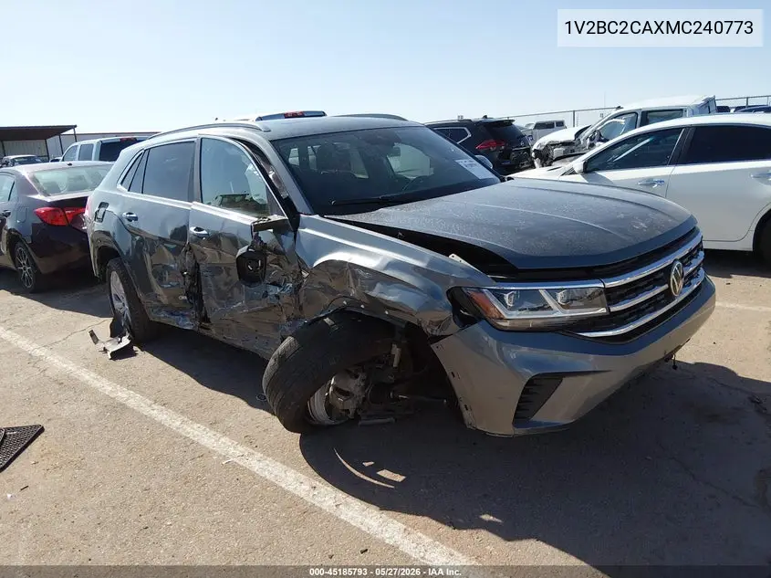 2021 Volkswagen Atlas Cross Sport 2.0T Sel VIN: 1V2BC2CAXMC240773 Lot: 45185793