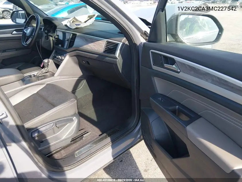 2021 Volkswagen Atlas Cross Sport 2.0T Se W/Technology VIN: 1V2KC2CA3MC227542 Lot: 45186618