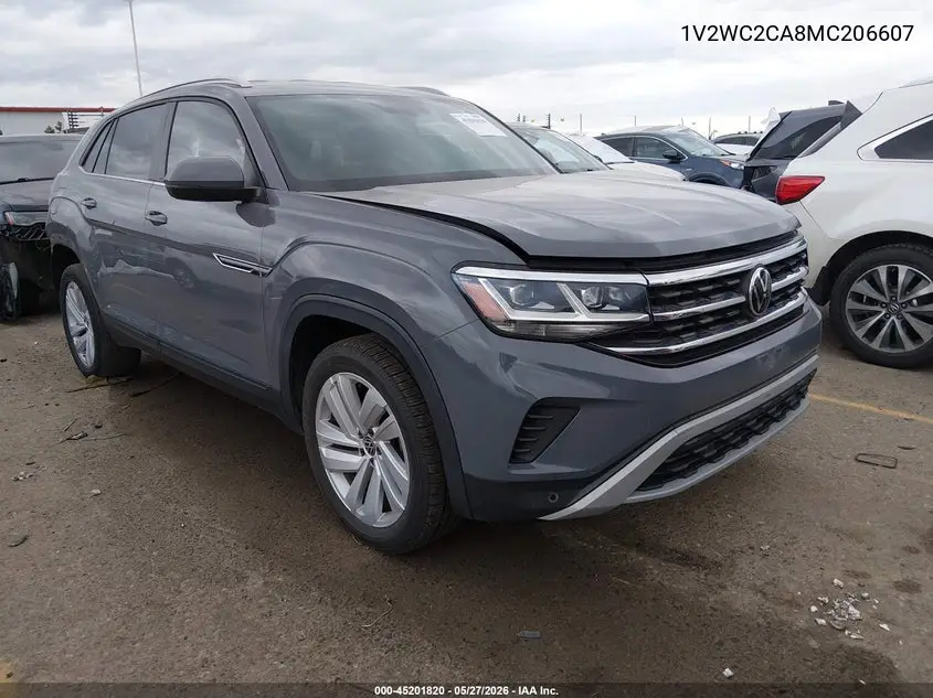 2021 Volkswagen Atlas Cross Sport 2.0T Se W/Technology VIN: 1V2WC2CA8MC206607 Lot: 45201820