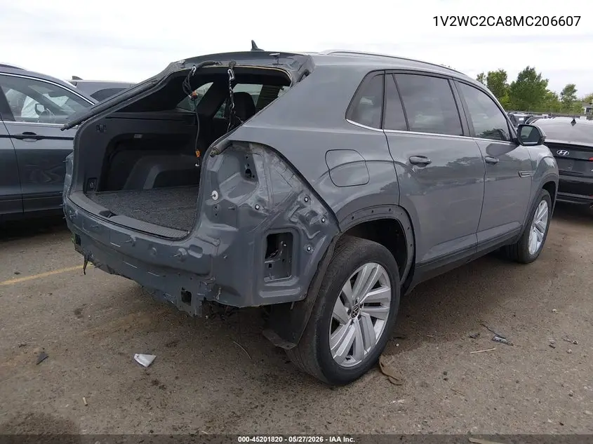 2021 Volkswagen Atlas Cross Sport 2.0T Se W/Technology VIN: 1V2WC2CA8MC206607 Lot: 45201820