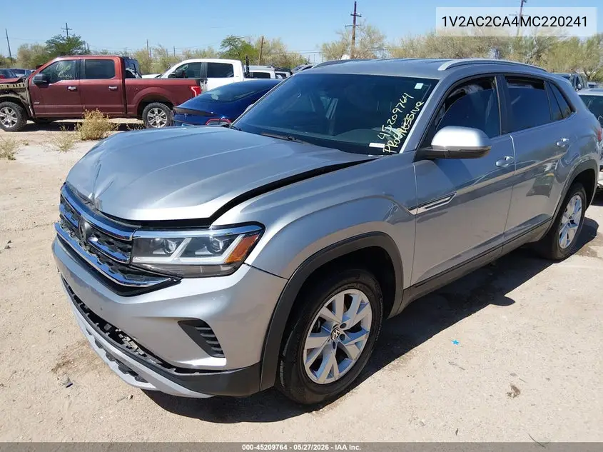 2021 Volkswagen Atlas Cross Sport 2.0T S VIN: 1V2AC2CA4MC220241 Lot: 45209764