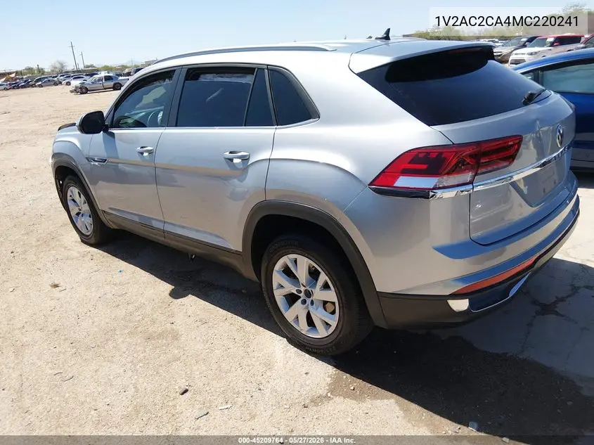2021 Volkswagen Atlas Cross Sport 2.0T S VIN: 1V2AC2CA4MC220241 Lot: 45209764