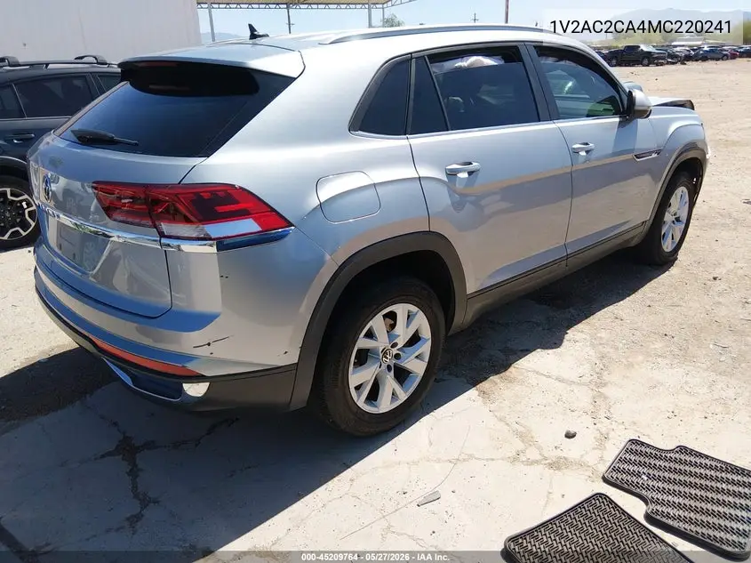 2021 Volkswagen Atlas Cross Sport 2.0T S VIN: 1V2AC2CA4MC220241 Lot: 45209764