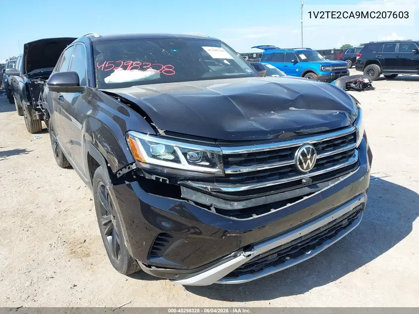 2021 Volkswagen Atlas Cross Sport 3.6L V6 Sel Premium VIN: 1V2TE2CA9MC207603 Lot: 45298328