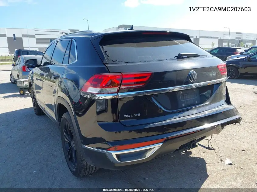 2021 Volkswagen Atlas Cross Sport 3.6L V6 Sel Premium VIN: 1V2TE2CA9MC207603 Lot: 45298328