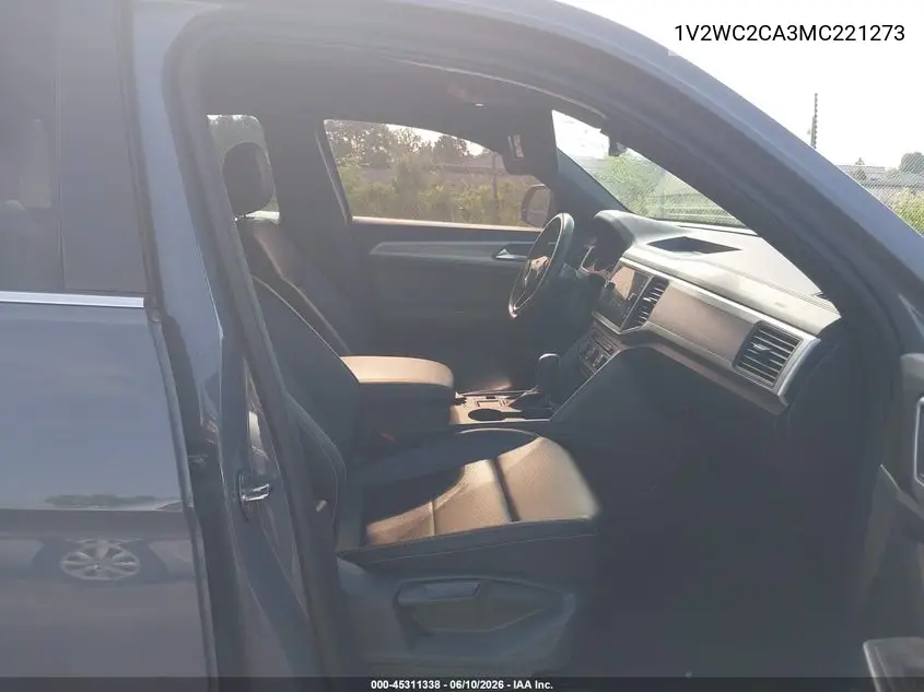 2021 Volkswagen Atlas Cross Sport 2.0T Se W/Technology VIN: 1V2WC2CA3MC221273 Lot: 45311338