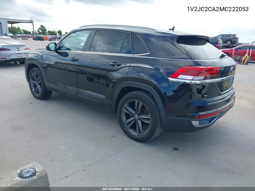 2021 Volkswagen Atlas Cross Sport 2.0T Se W/Technology VIN: 1V2JC2CA2MC222053 Lot: 45328864