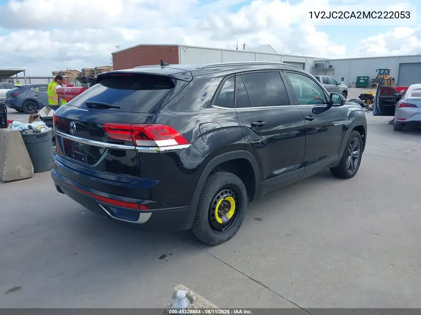 2021 Volkswagen Atlas Cross Sport 2.0T Se W/Technology VIN: 1V2JC2CA2MC222053 Lot: 45328864