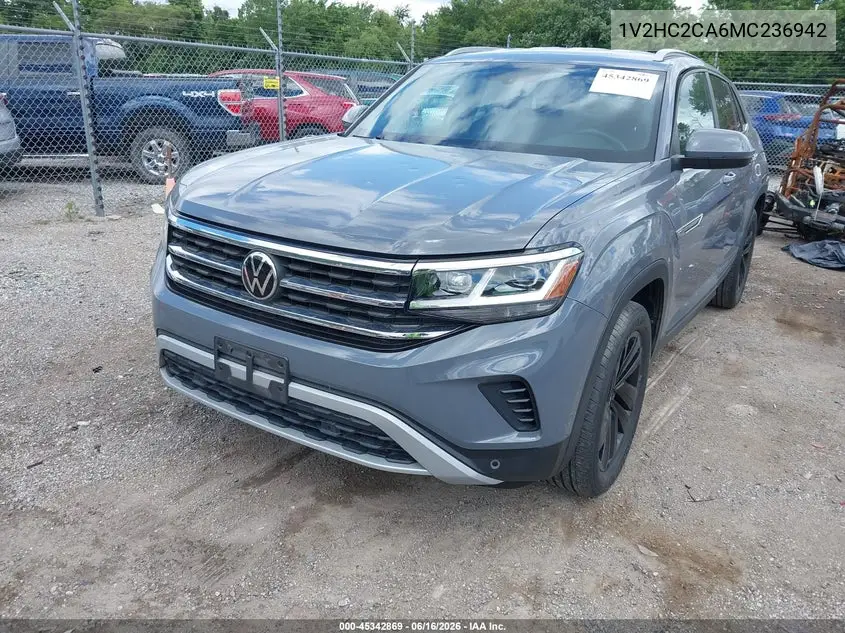 2021 Volkswagen Atlas Cross Sport 2.0T Se W/Technology VIN: 1V2HC2CA6MC236942 Lot: 45342869