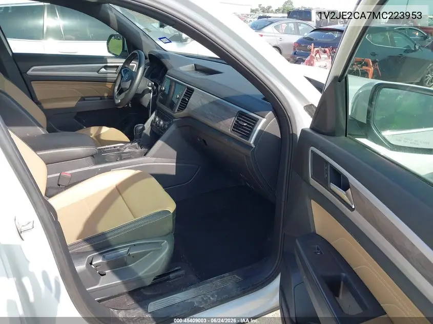 2021 Volkswagen Atlas Cross Sport 3.6L V6 Se W/Technology VIN: 1V2JE2CA7MC223953 Lot: 45409003