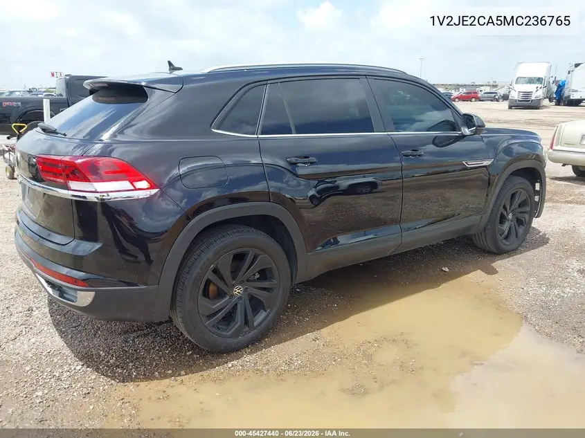 2021 Volkswagen Atlas Cross Sport 3.6L V6 Se W/Technology VIN: 1V2JE2CA5MC236765 Lot: 45427440