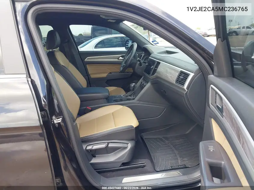 2021 Volkswagen Atlas Cross Sport 3.6L V6 Se W/Technology VIN: 1V2JE2CA5MC236765 Lot: 45427440