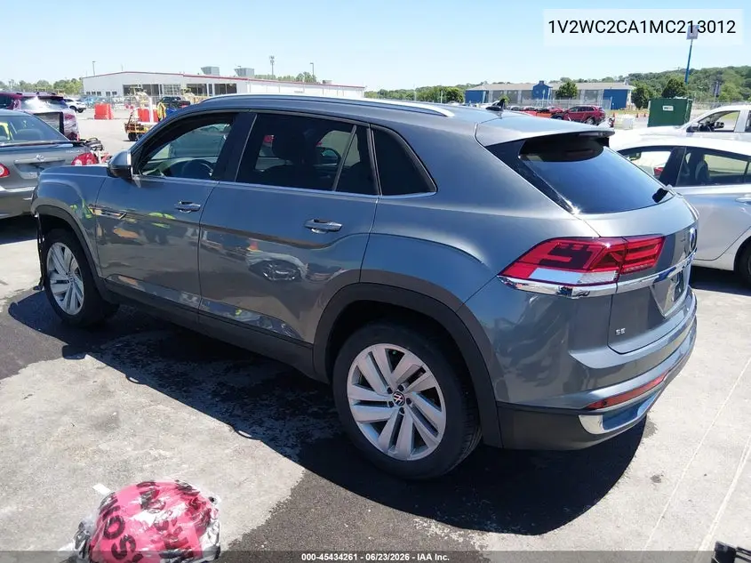 2021 Volkswagen Atlas Cross Sport 2.0T Se W/Technology VIN: 1V2WC2CA1MC213012 Lot: 45434261