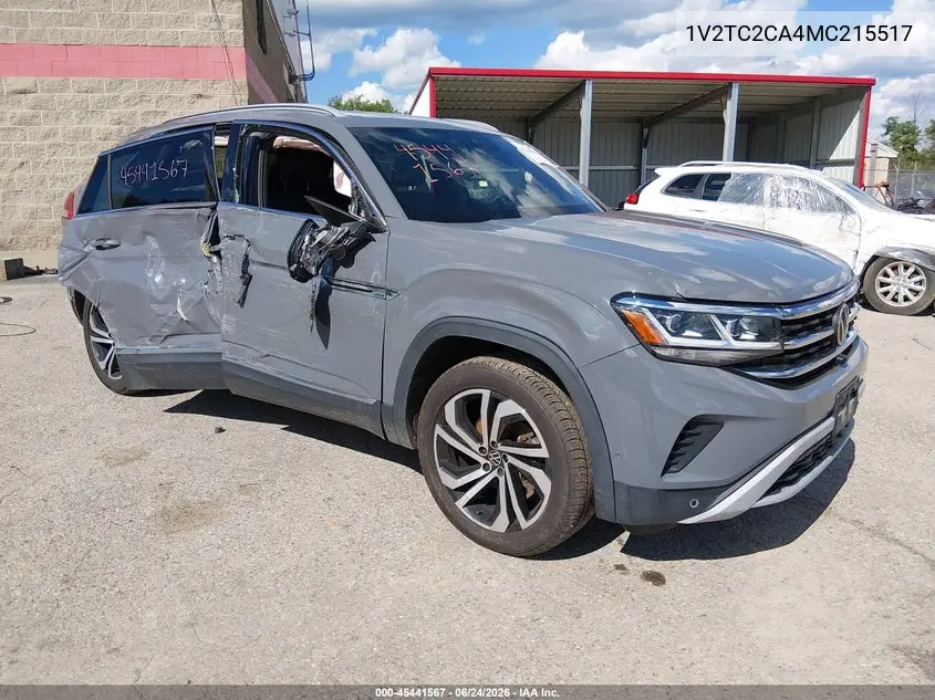 2021 Volkswagen Atlas Cross Sport 2.0T Sel Premium VIN: 1V2TC2CA4MC215517 Lot: 45441567