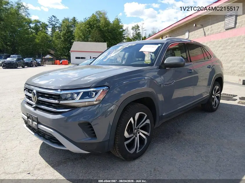 2021 Volkswagen Atlas Cross Sport 2.0T Sel Premium VIN: 1V2TC2CA4MC215517 Lot: 45441567
